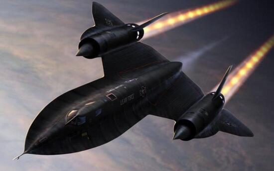 世界上速度最快的飞机,SR-71黑鸟侦察机(快过导弹)