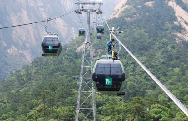 中国十大著名索道缆车景点：黄山索道上榜(5A景区)