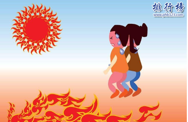 中国四大火炉排行榜：杭州上榜，第一热得爆炸