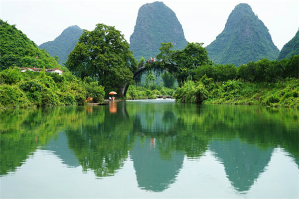 桂林十大风景区排行榜：马家坊十三幺花海上榜，遇龙河第一