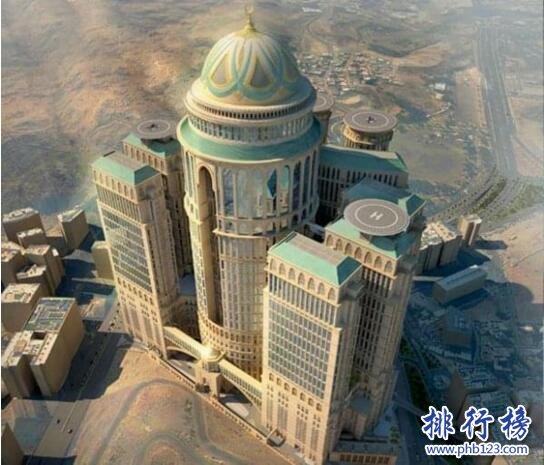 世界上最大的酒店:麦加AbrajKudai酒店面积140万㎡,1万间客房