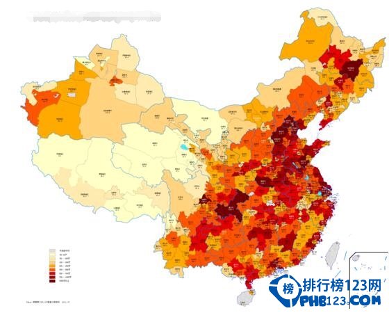中国城市人口排名2016，中国千万人口城市有13个