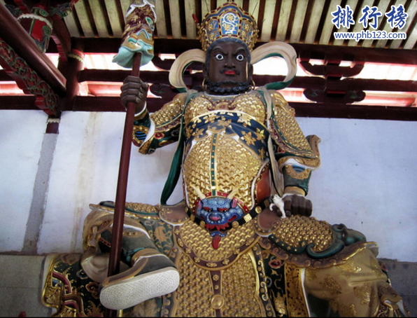 古代天庭四大天王排名：增长天王可号令众生,保护佛法(图片)