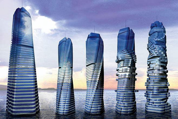 世界十大最奇特建筑 歪歪屋有着歪七扭八的形状很是特别