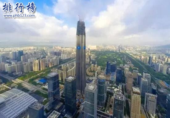 深圳高楼排名2017 深圳最高楼多少米