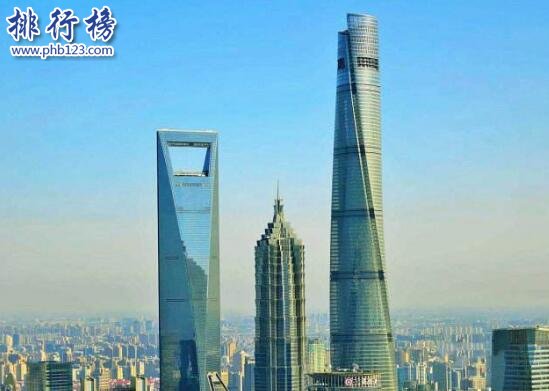 中国最高楼2017排名,上海中心大厦632米(9楼高于400米)
