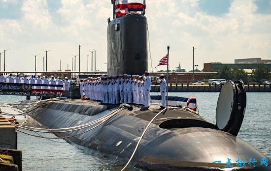 美最先进攻击型核潜艇下水 新静音技术可使潜艇难以被发现