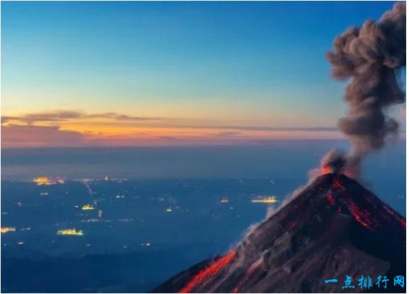 世界最高的十座活火山排行榜  壮观惊人