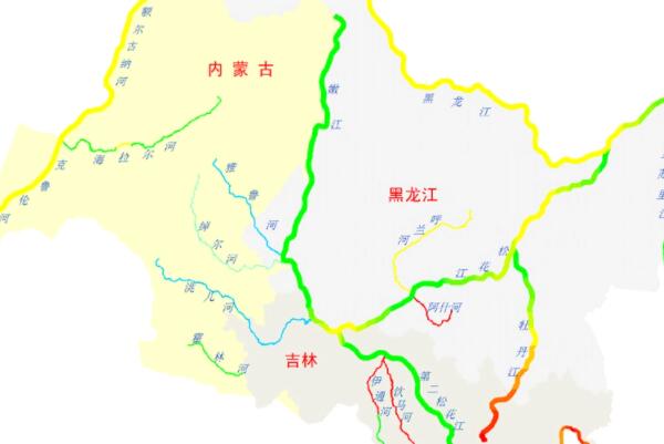 中国七大水系，黄河水系上榜，第三干流长度最短