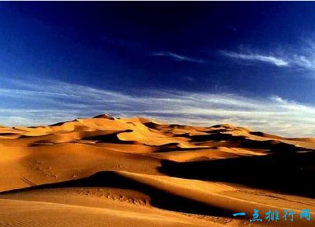 中国最大的沙漠 塔克拉玛干沙漠面积330000平方公里