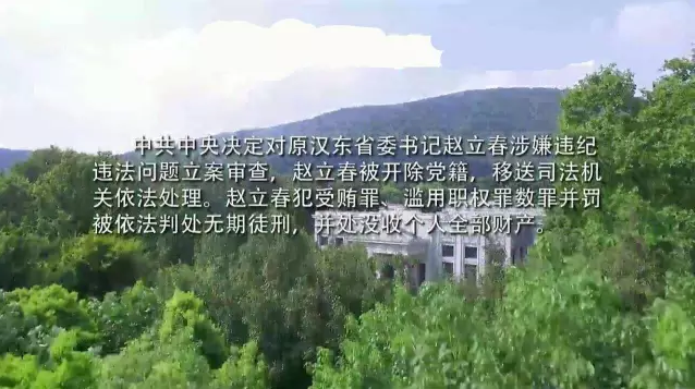 人民的名义赵立春结局,赵立春被判无期徒刑开除党籍