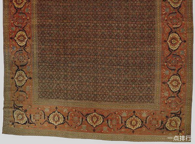 世界上最贵的地毯排名 丝绸伊斯法罕地毯售价445万美元