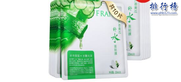 保湿补水去痘面膜排行榜10强:美即绿茶面膜第5 第2绿豆泥膜