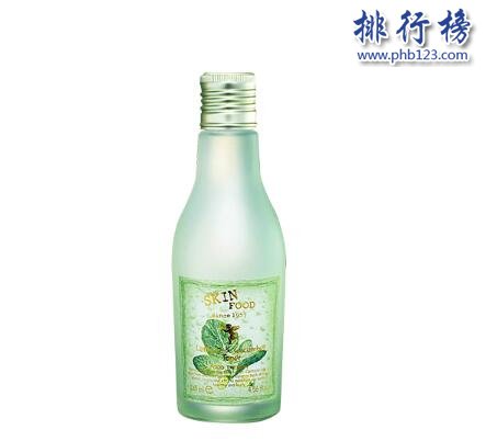 黄瓜水十大品牌排行榜：科颜氏第3 第9专注天然果蔬化妆品