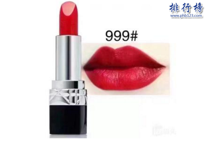 迪奥口红排行榜10强：烈焰蓝金888仅第2，第一最经典