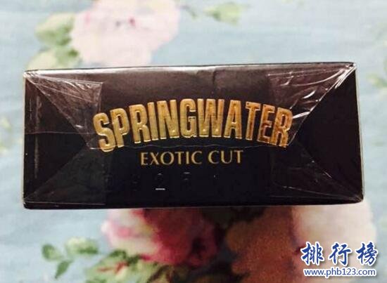 Spring water(春泉)烟图片,英国春泉香烟价格排行榜(1种)