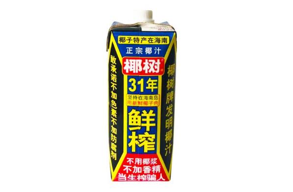 椰汁十大品牌排行榜 椰树第一，椰岛、欢乐家上榜
