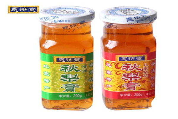 秋梨膏品牌排行：鹤年堂上榜，第六台湾食养品牌