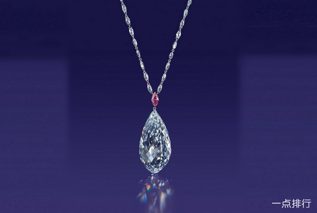 世界十大最昂贵的钻石首饰 排名第一的粉红之星价值8301万美元