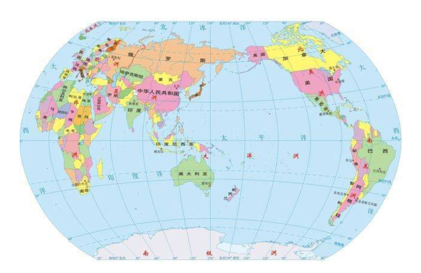 全球巨型国家面积排行榜