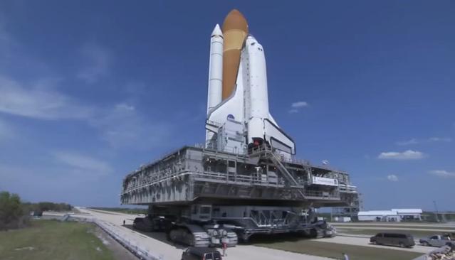 世界上最大的运输车，NASA的爬行者长40米