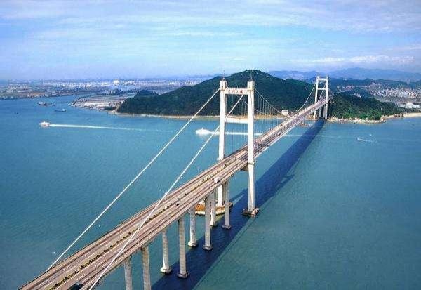 中国第一座大型悬索桥：虎门大桥主航道跨经888米