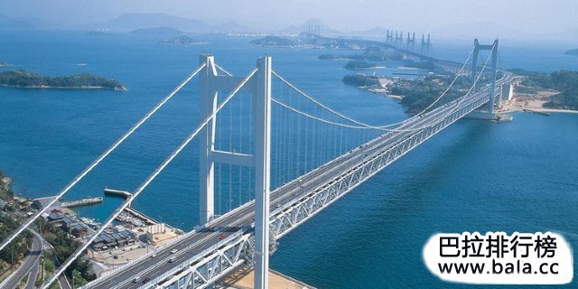 世界十大悬索桥排名：中国占了５个