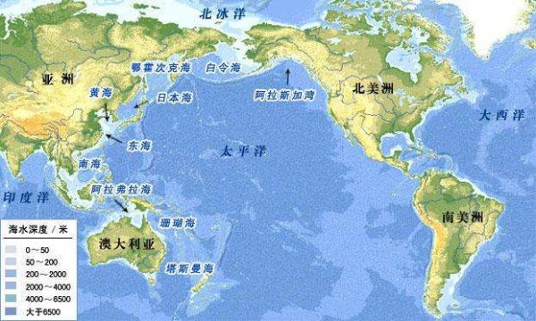 世界上最大的海洋，太平洋约占全球49.8%的海洋
