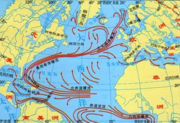 世界上最大的洋流，墨西哥湾暖流宽达100多千米