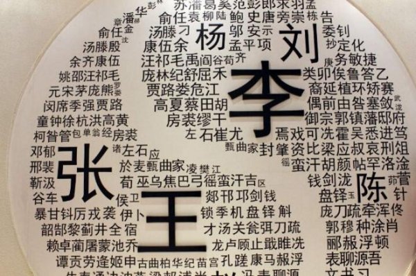 中国人口最多姓氏前十排名，李王张占据前三名