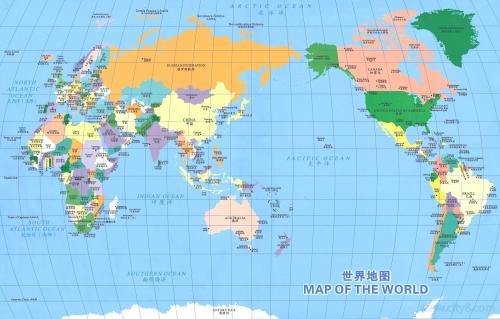世界上国土面积最大的前十位国家 中国排第三