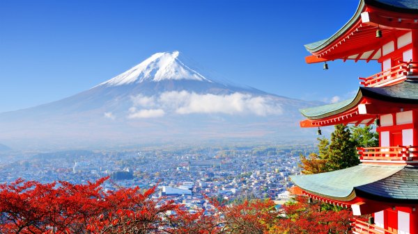 日本最热门十大旅游景点，富士山是日本民族象征