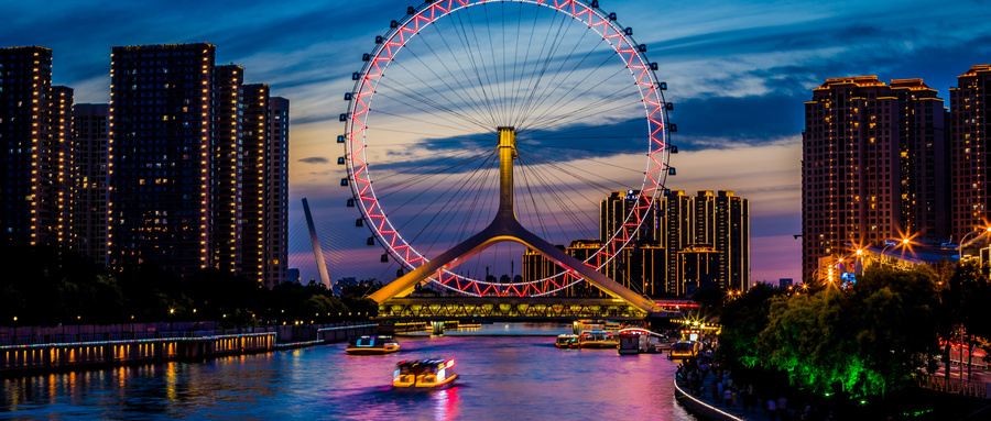 天津十大旅游景点排行榜：第一天津之眼，世纪钟广场