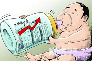 全国23省市土地财政依赖度排行榜