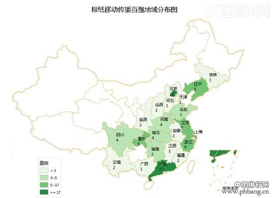 2013年中国报纸移动传播百强榜