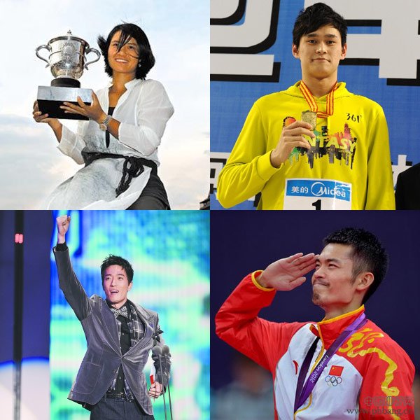 2013年中国名人收入排行榜榜单