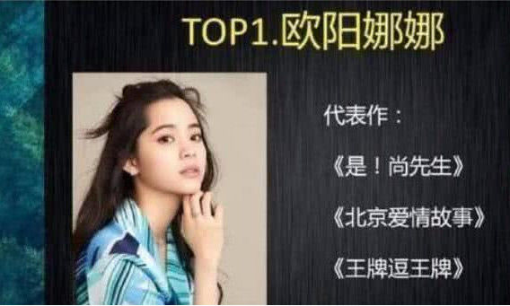 十大演技差的明星排行 angelababy杨颖只能排第四