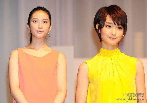 2013日本女艺人广告代言排行