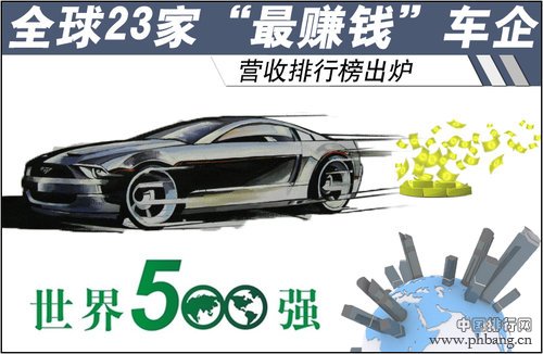 全球23家“最赚钱”车企营收排行榜