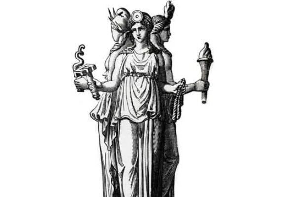 希腊十大神话女神，赫卡忒排第一位