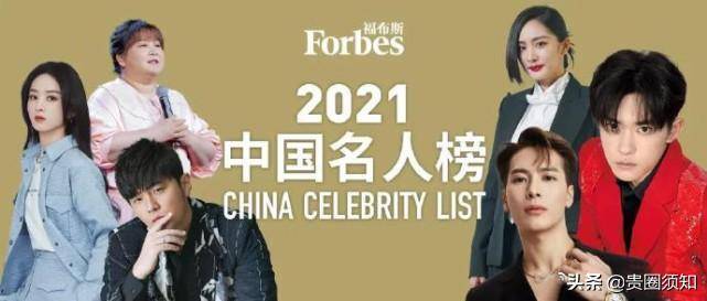 2022年福布斯中国娱乐圈名人榜
