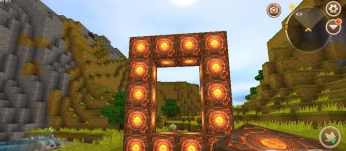 迷你世界地心传送门框怎样制作