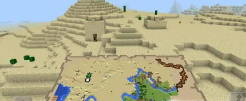 我的世界藏宝图怎么找