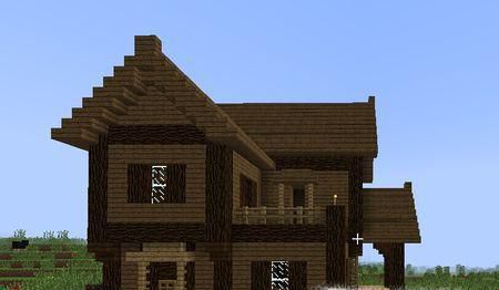 我的世界木屋别墅教程