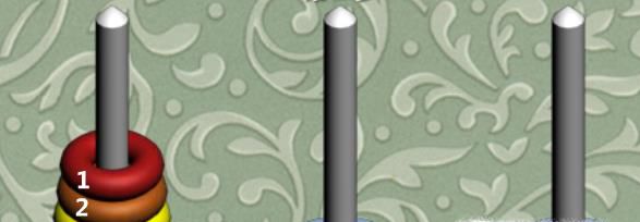 汉诺威塔四个圆盘完成攻略