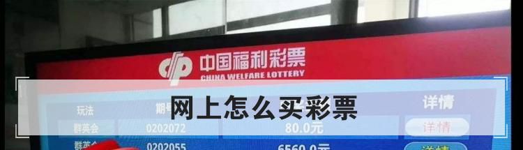 网上怎么买彩票
