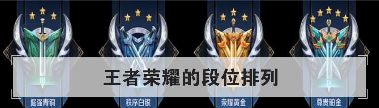 王者荣耀的段位排列