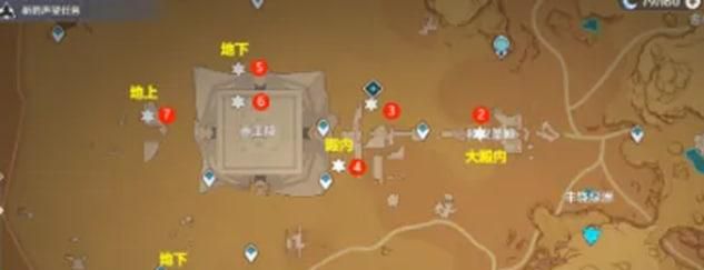 原神沙漠8个元能沙漏位置在哪