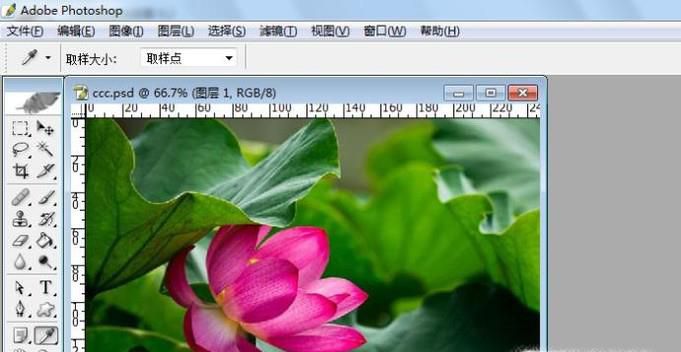 Photoshop运用吸管工具选取颜色