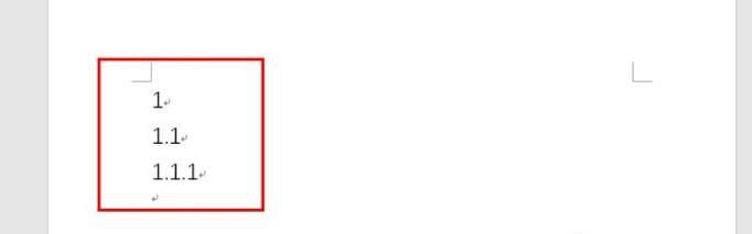 Word 2010 如何设置多级标题